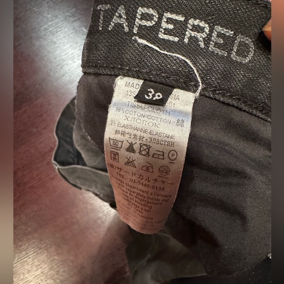 Men’s Givenchy black tapered style relaxed denim jeans size 38 - Picture 6 of 7